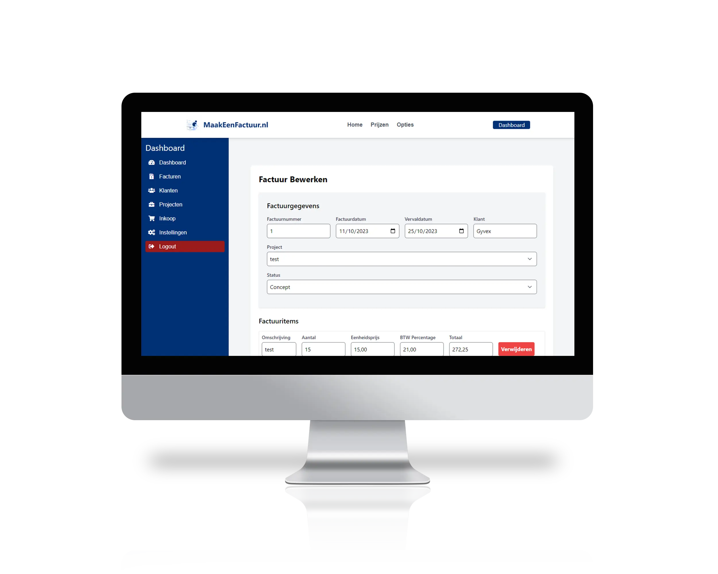 gratis factuur maken